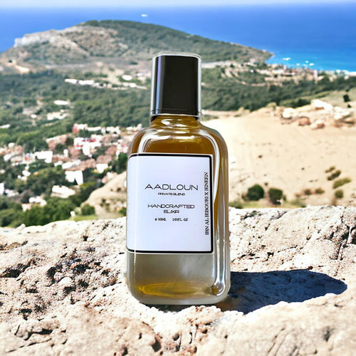 Aadloun Bespoke Lebanese Perfume by Ibn Al Jebouri, 100ml bottle with elegant design and 40% concentration elixir