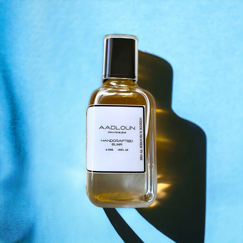 Aadloun Bespoke Lebanese Perfume by Ibn Al Jebouri, 100ml bottle with elegant design and 40% concentration elixir